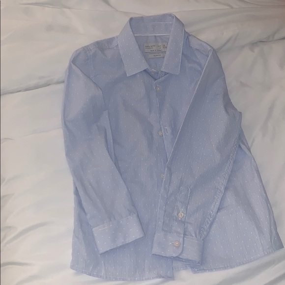 boys slim dress shirt